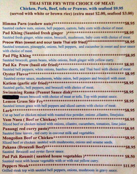 Menu at Saya Restaurant, Kent