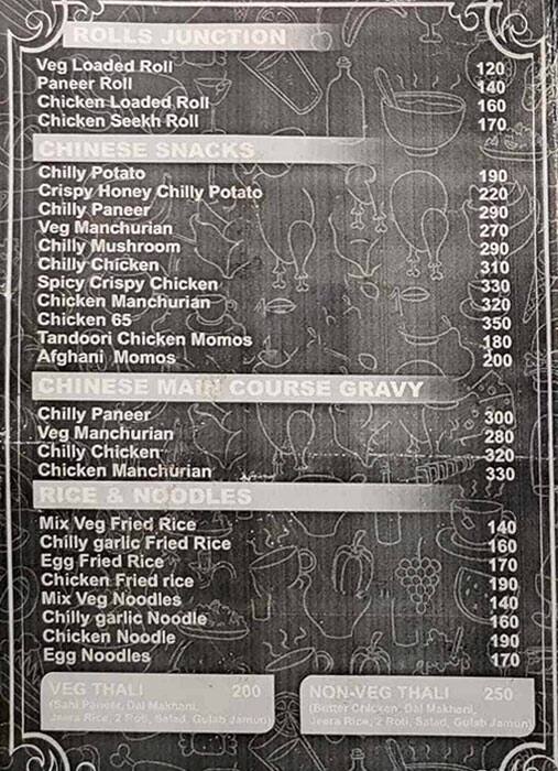Menu of The Kitchenzilla, Vasant Kunj, New Delhi