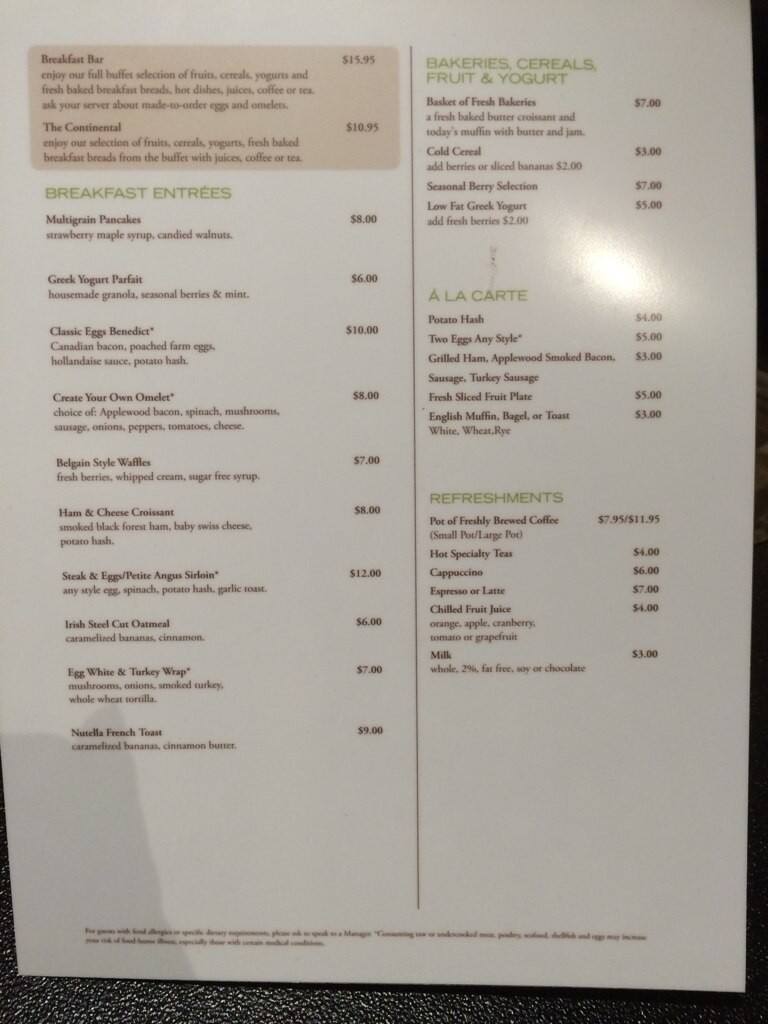 Menu at Study Bar & Grill, Orlando
