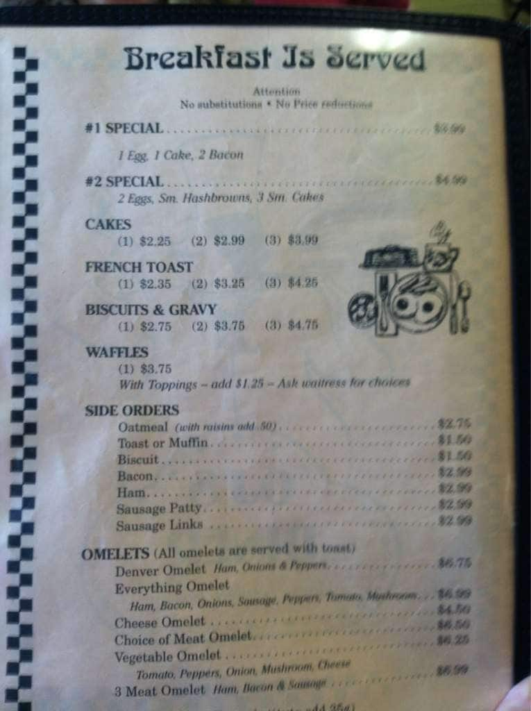 Oj S Diner Menu Menu For Oj S Diner Marshalltown Des Moines