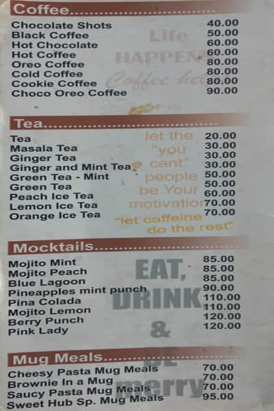 Cafe Sweets Hub Menu Menu For Cafe Sweets Hub Navrangpura Ahmedabad