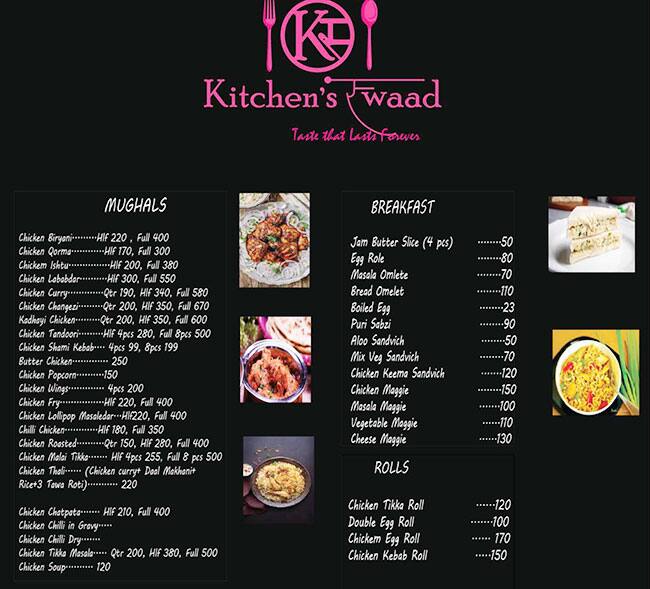 Menu At Kitchen S Swaad Gurugram
