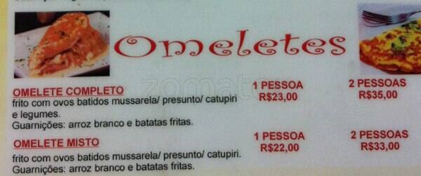 Bar do Lopes cardápio