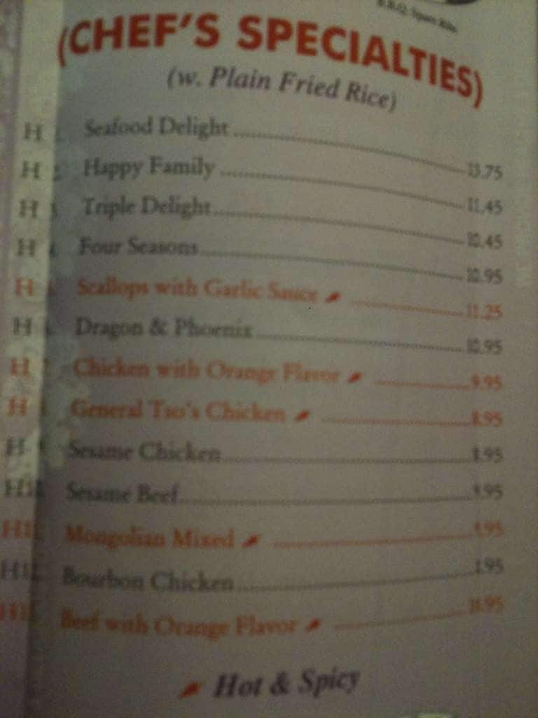 Menu At Wok N Go Restaurant Danville
