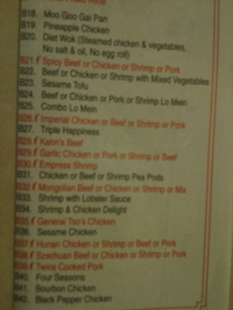 Menu At Wok N Go Restaurant Danville