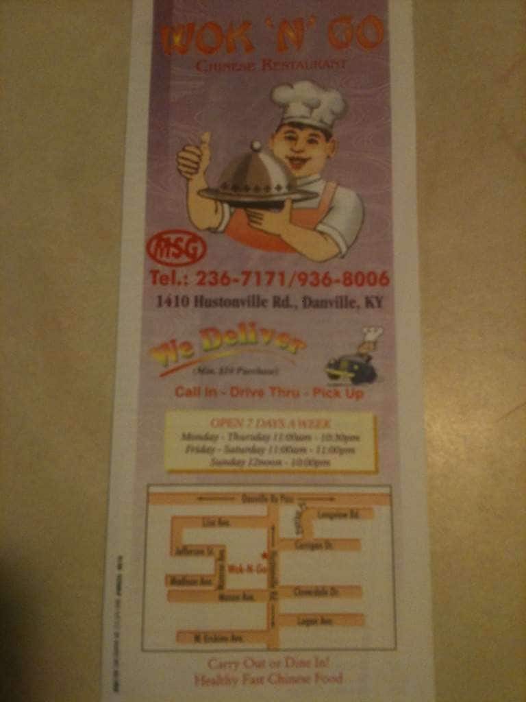 Wok N Go Menu Menu For Wok N Go Danville Danville Urbanspoon Zomato