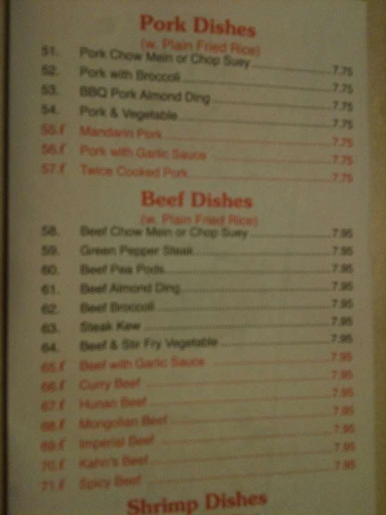 Menu At Wok N Go Restaurant Danville