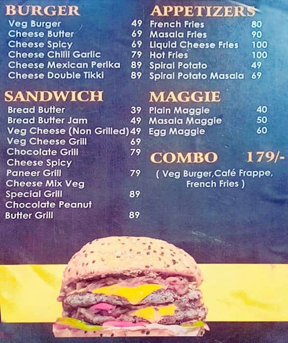 Menu of Dose Cafe, Hinjawadi, Pune