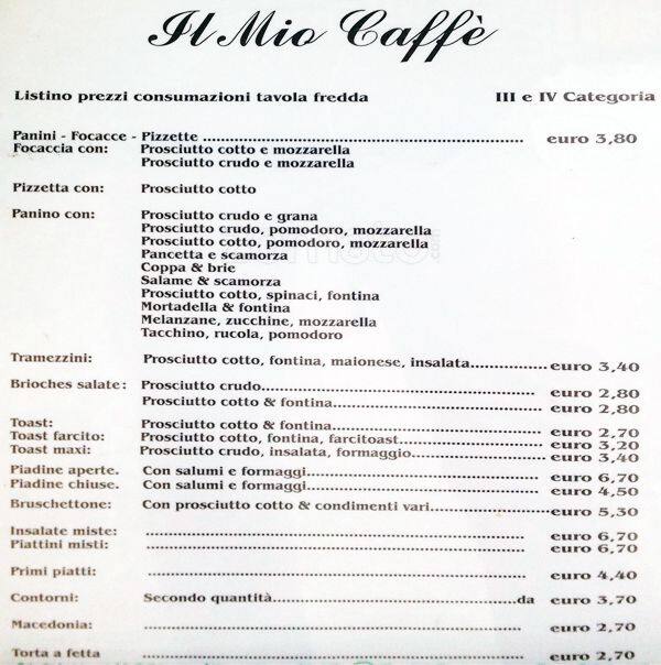 Menu di El.v.a. 