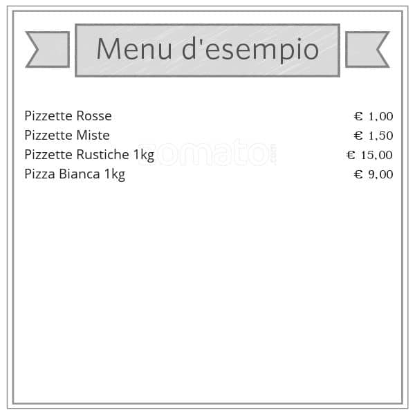 Menu di Il Profumo del Pane 