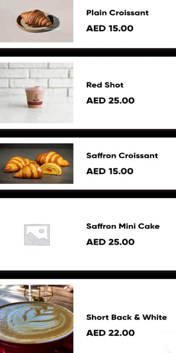 Menu of Refill Roastery, Al Hili, Al Ain