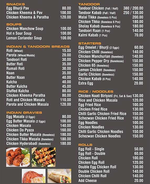 Menu of Fist Of Flavours, Kanakapura Road, Bangalore