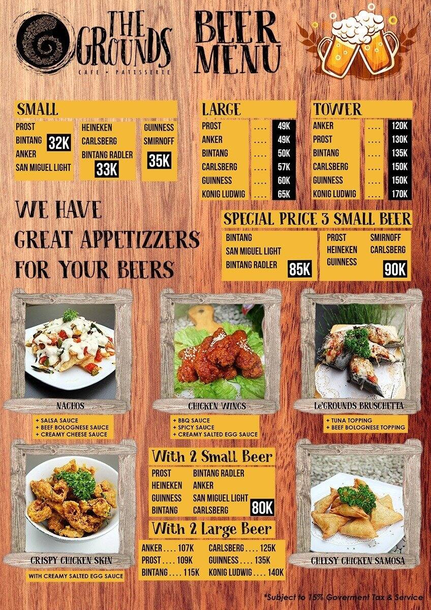 Little Ground Menu Menu at The Grounds Cafe, Bogor, Jalan Raya Pajajaran.59A Baranangsiang ...