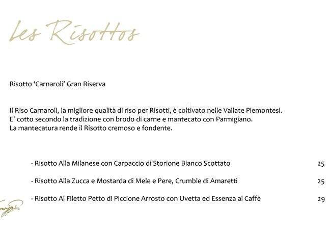 Menu di La terrasse Cuisine & Lounge 