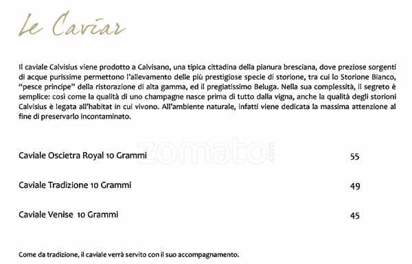 Menu di La terrasse Cuisine & Lounge 