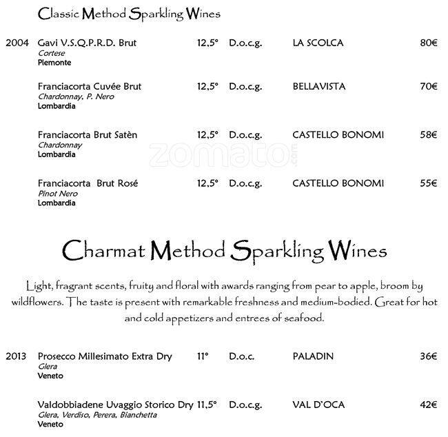 Menu di La terrasse Cuisine & Lounge 