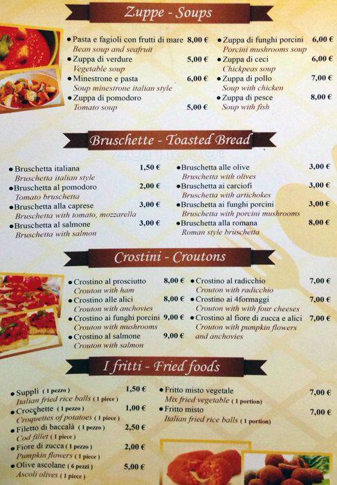 Menu di Holiday 