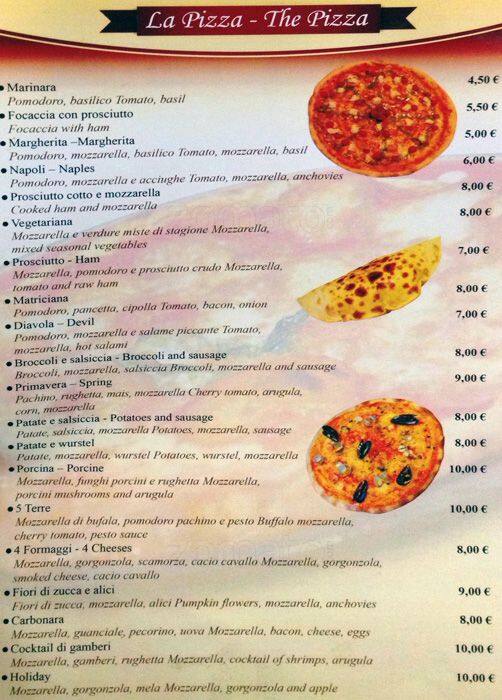 Menu di Holiday 