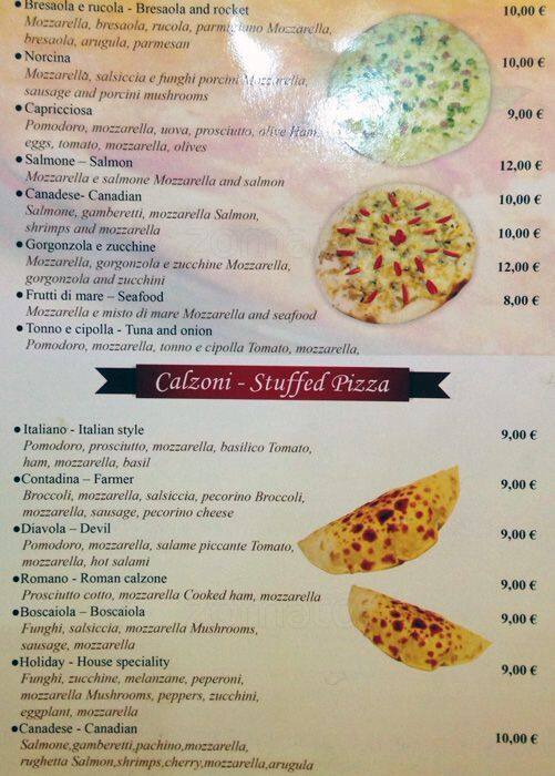 Menu di Holiday 