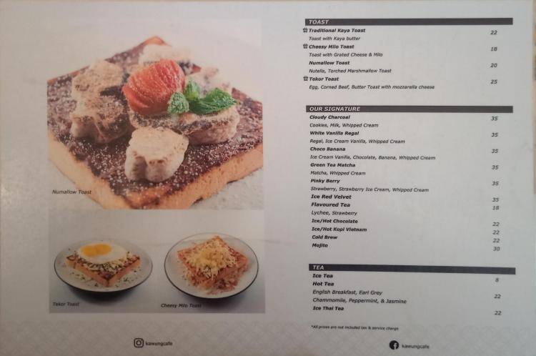 Kawung Cafe Menu Menu Untuk Kawung Cafe Serpong Tangerang