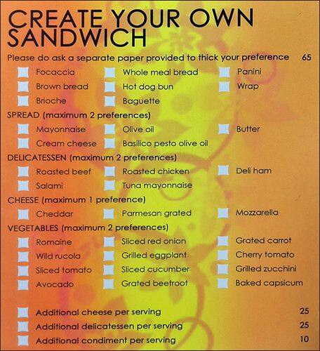 Carta de FOLK & FARE Restaurant