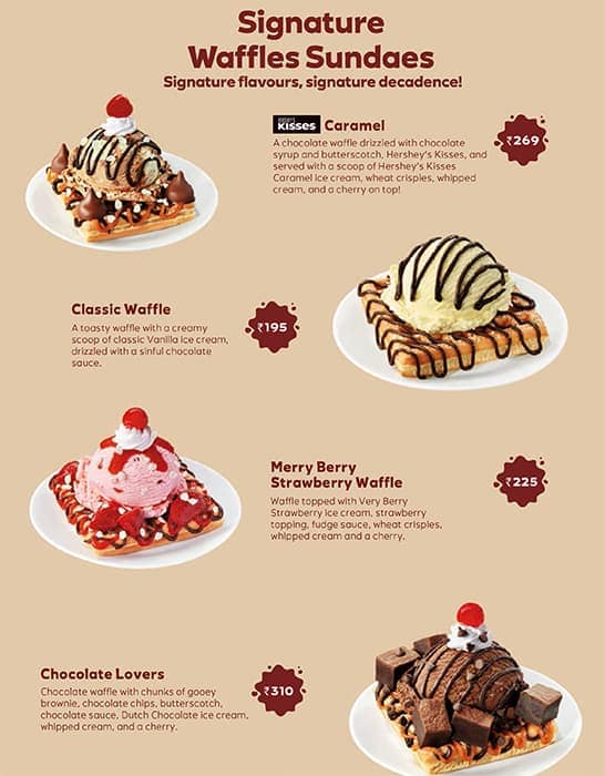 Baskin Robbins - Ice Cream Desserts menu