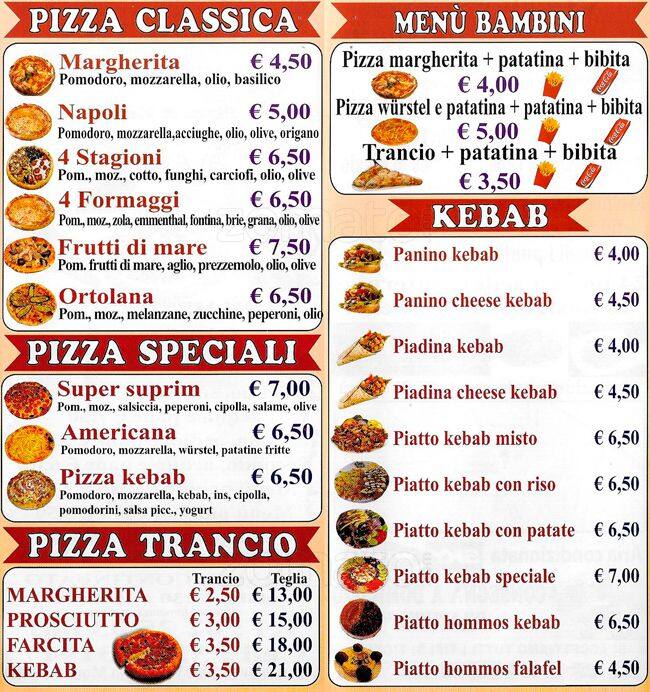 Menu di Fattoush 
