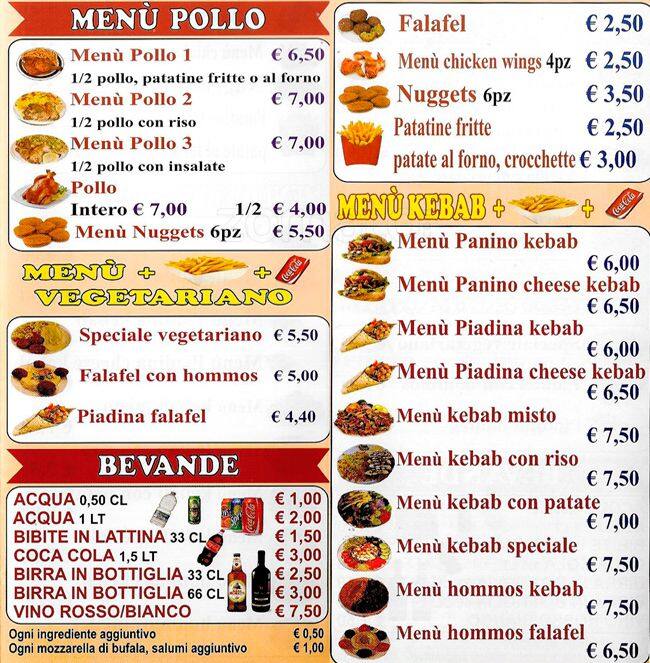 Menu di Fattoush 
