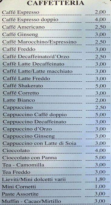 Menu di Donan Bar 