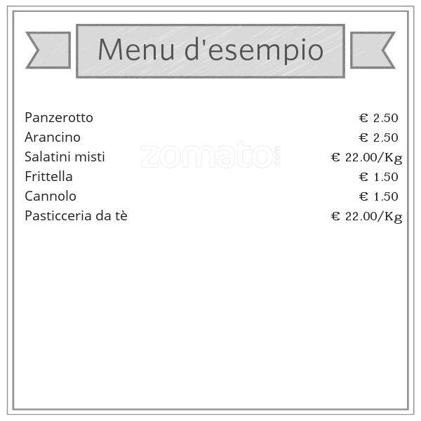 Menu di La Briciola 