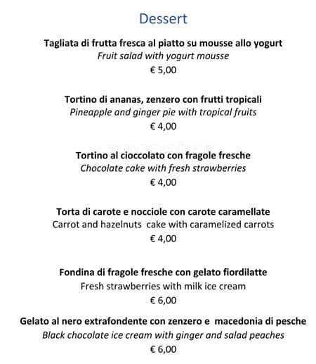 Menu di Al Nazionale...naturalmente 