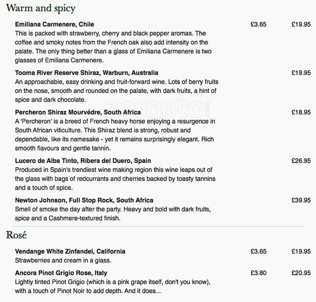 Menu at The Mute Swan pub & bar, East Molesey