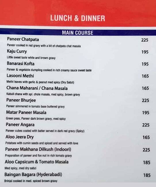 Menu at Home Sweet Home Bakery, Aurangabad