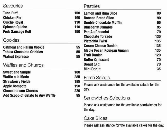 Cafe Pronto Marco Polo Ortigas Manila Menu Zomato Philippines