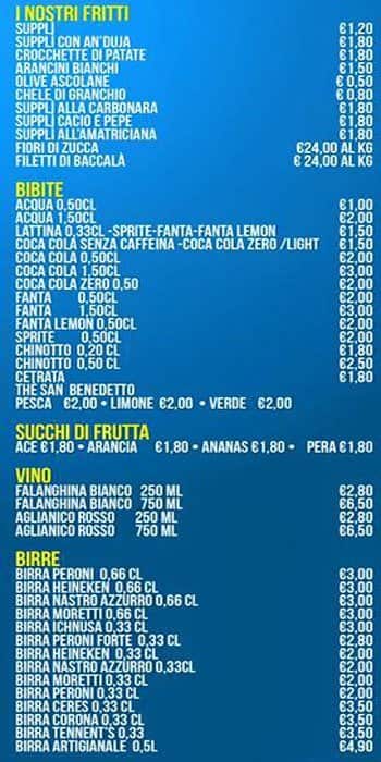 Menu di Mister Teglia 