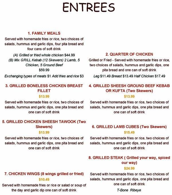 Jerusalem Grill Surrey 15933 Fraser Hwy Fleetwood Restaurant Reviews Phone Number Tripadvisor