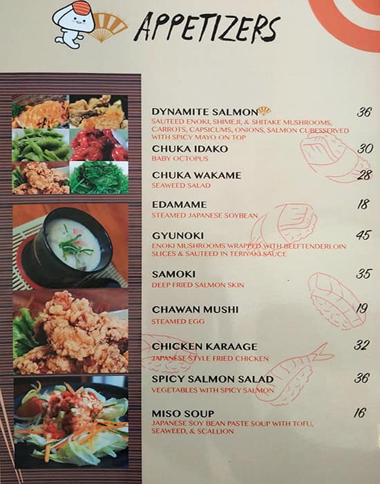 Sushi Man Menu Menu For Sushi Man Kelapa Gading Jakarta