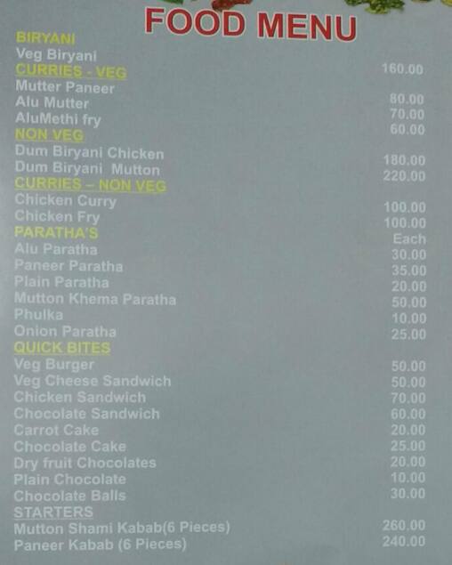 Mana Kitchen Menu Menu For Mana Kitchen Manikonda Hyderabad