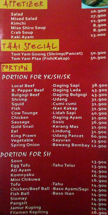 Yuraku, Summarecon Mall Bekasi, Bekasi Utara, Bekasi 