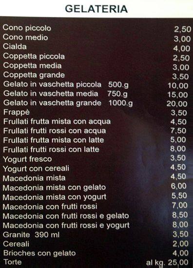 Menu di Ice & Coffee 