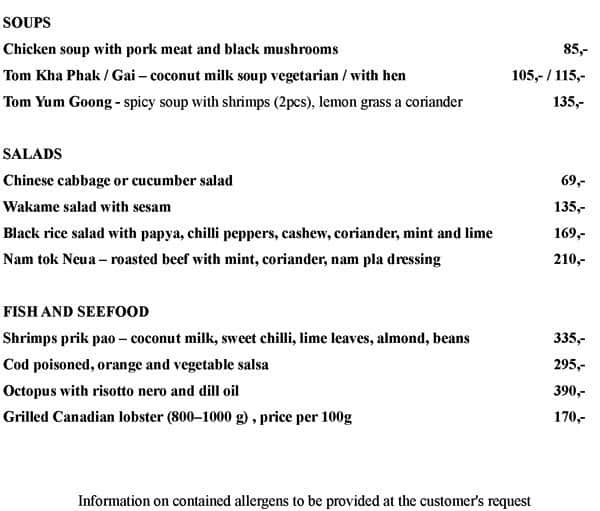 Zelena Zahrada Menu (čerstvě lisovaných, čerstvě lisovaných džusů, červeného vína) Zelena Zahrada Menu