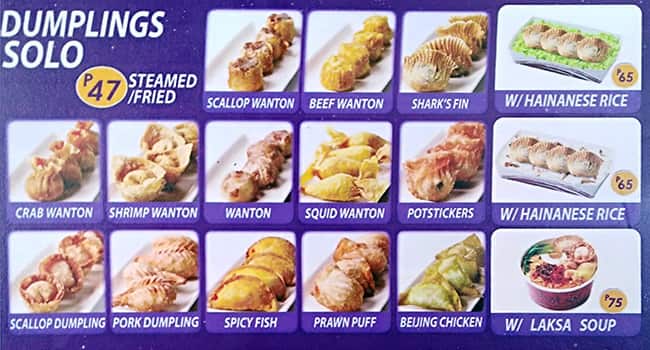 Menu at Paotsin - Robinsons Antipolo restaurant, Antipolo, H5WF+46M