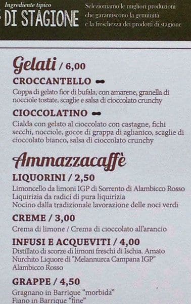 Menu di Rossopomodoro San Babila 