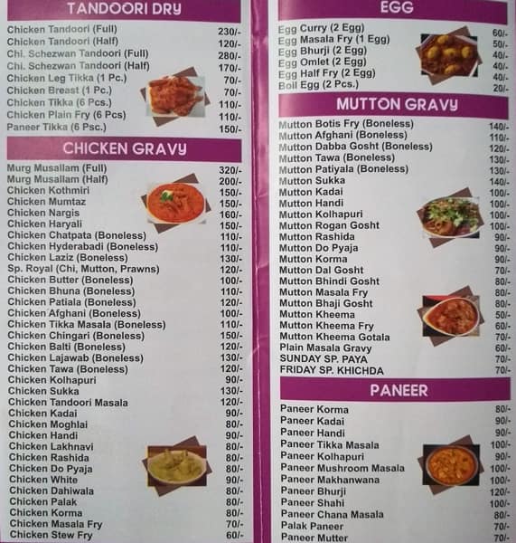 Cafe Royal Menu Menu For Cafe Royal Jogeshwari Mumbai