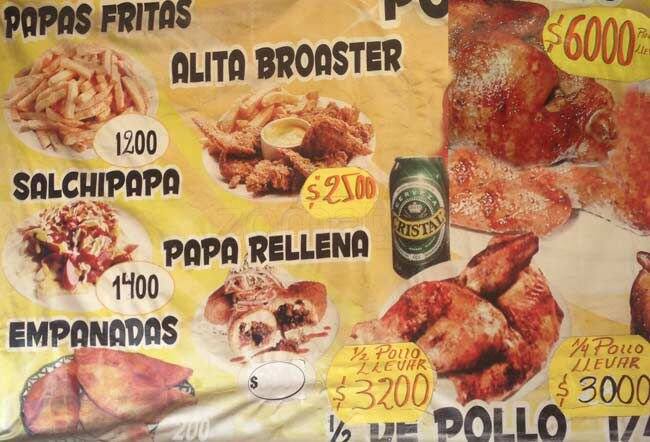 Carta de El Sabrosón
