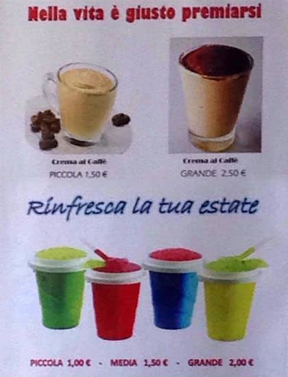 Menu di Skylight Bar 