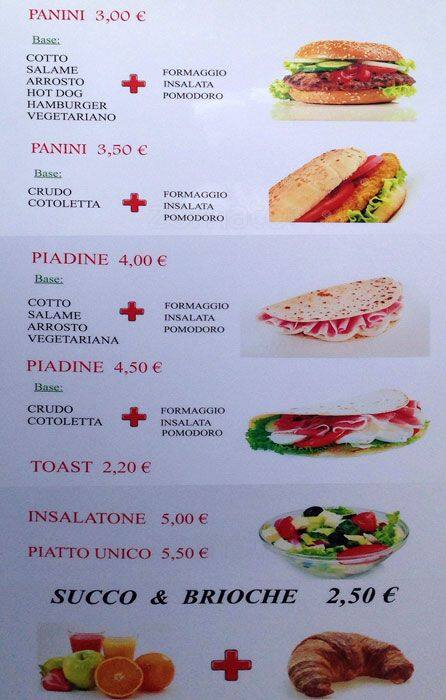 Menu di Skylight Bar 
