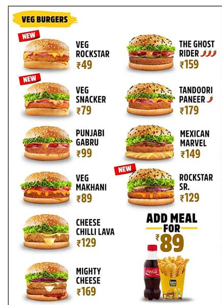 Balmain burger discount co menu