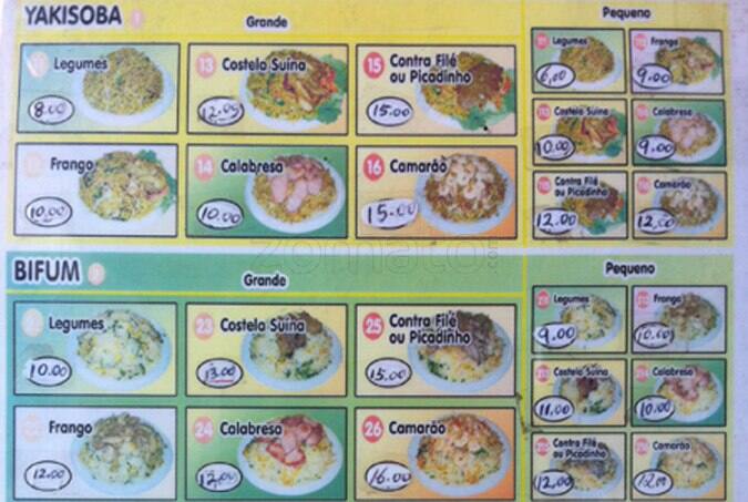 Yakisoba Mix cardápio