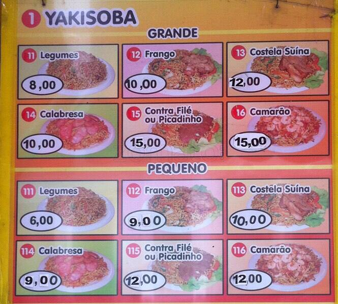 Yakisoba Mix cardápio